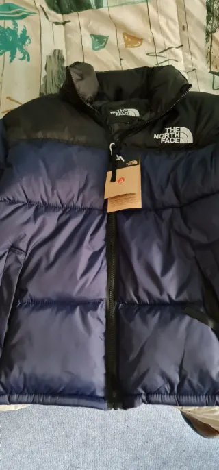 Cazadora The North Face Negra y Azul Talla M