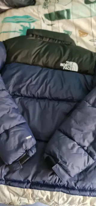 Cazadora The North Face Negra y Azul Talla M