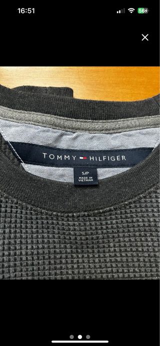 Jersey Tommy Hilfiger Gris Oscuro Talla S/M