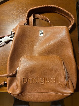 Mochila Desigual Piel Marrón