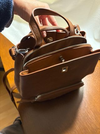 Mochila Desigual Piel Marrón