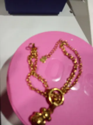 Pulsera Tous Oso 3D Dorada