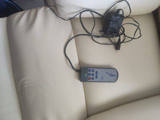 Sillón relax con masaje color beige