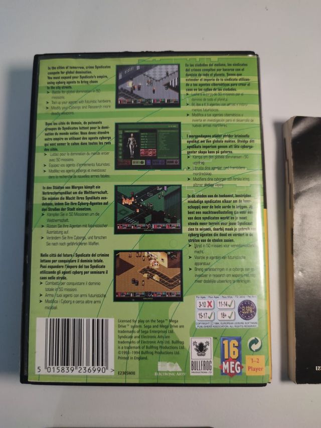 Syndicate Sega Megadrive