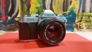 Canon AV-1 + Winder A + Obiettivi Canon