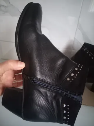 Botas de Piel Dorking Negras Poco Usadas