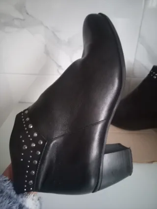 Botas de Piel Dorking Negras Poco Usadas