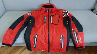 Chaqueta Geographical Norway Roja y Negra