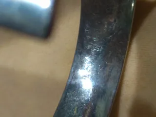 Brazalete de plata tejido