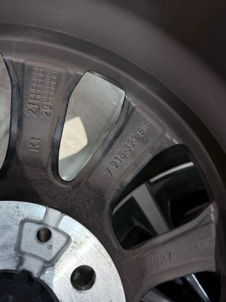 LLANTAS ORIGINALES BMW 3,4,2, VÁLVULAS DE PRESIÓN