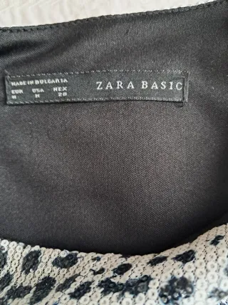 Vestido fiesta lentejuelas Zara