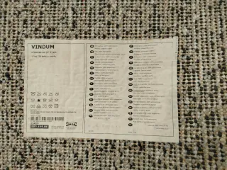 Alfombra Vindum Negra y Blanca