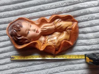 Virgen de cerámica para colgar