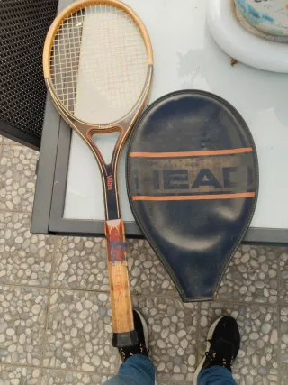 Raqueta Tenis Vintage Head Madera Vilas