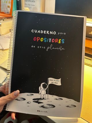 cuaderno para opositores