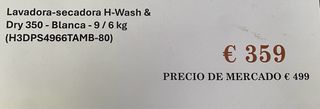 Lavadora Secadora Hoover H-Wash&Dry 350