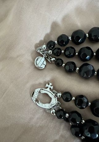 Vivienne Westwood Collana Nera Orb