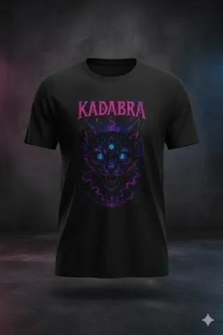 Camiseta KADABRA Gato Ojos Azules