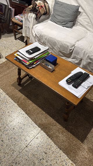 Mesa de centro de madera