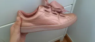Zapatillas Puma Mujer Talla 41 Doradas Rosadas