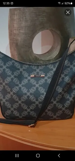 Bolso Tous Original Negro Gris