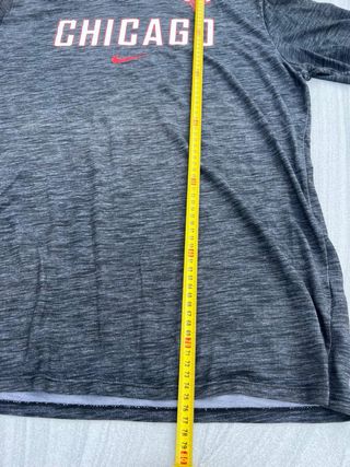 Camiseta Nike chicago bulls gris talla XL