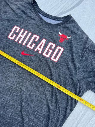 Camiseta Nike chicago bulls gris talla XL