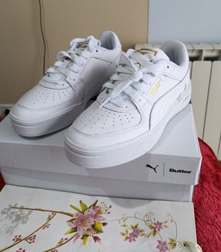 Zapatillas Puma Piel Blancas Talla 38