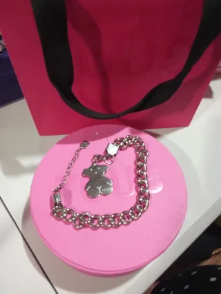 Pulsera Tous Oso Acero Inoxidable Plateada