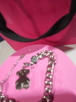 Pulsera Tous Oso Acero Inoxidable Plateada