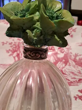 Bottiglia da collezione floreale