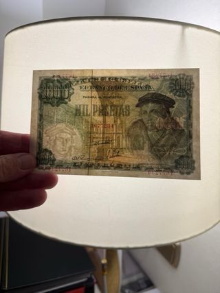 Billete 1000 Pesetas 1946 Luis Vives S/C-