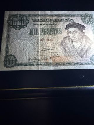 Billete 1000 Pesetas 1946 Luis Vives S/C-