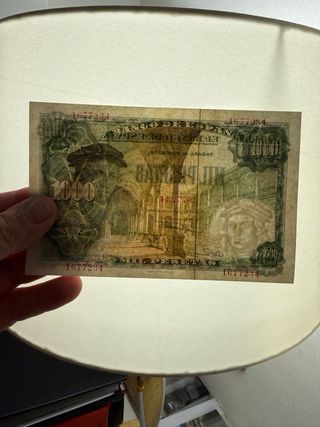 Billete 1000 Pesetas 1946 Luis Vives S/C-