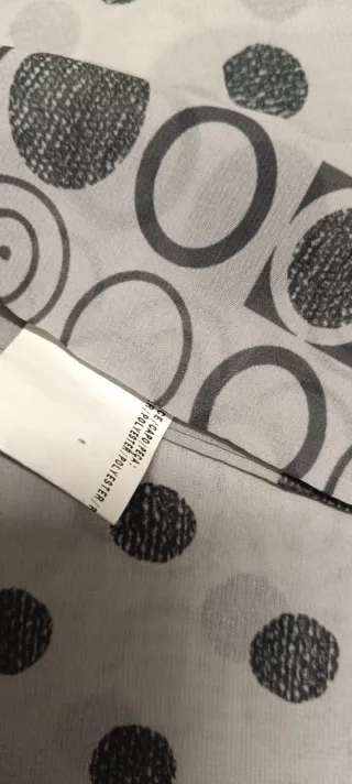 Pañuelo tipo bufanda Viriato estampado círculos