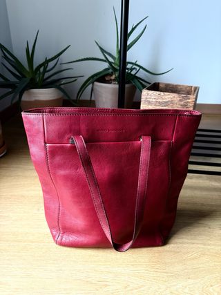 Bolso shopper piel Adolfo Dominguez