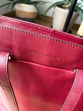 Bolso shopper piel Adolfo Dominguez