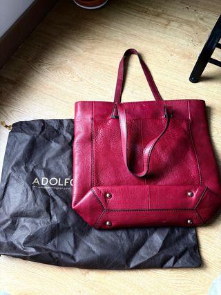 Bolso shopper piel Adolfo Dominguez