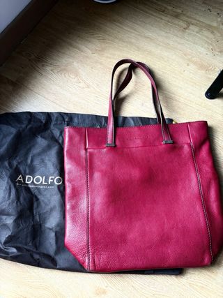 Bolso shopper piel Adolfo Dominguez