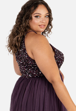 MAYA DELUXE  Vestido Premium Fiesta Tallas Grandes