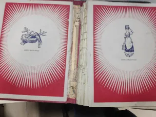 Lote álbumes cromos antiguos