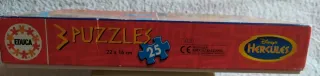 3 Puzzles Disney Hércules 25 Piezas Educa