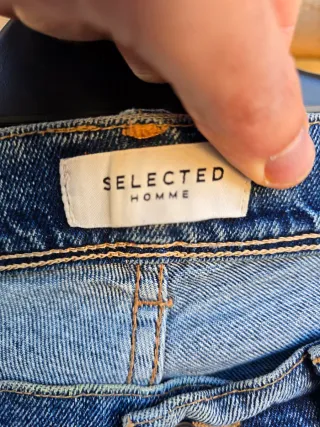 Selected Homme Jeans Slim Blu Usati