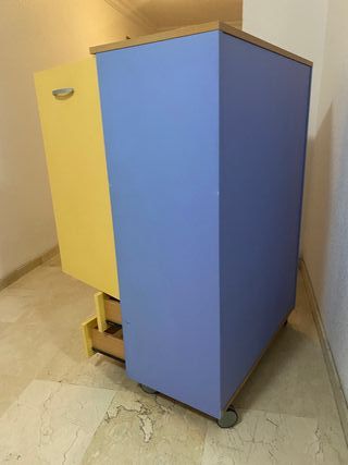 Mueble juvenil sifonier con ruedas