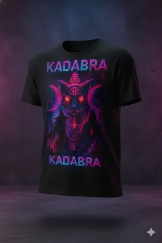 Camiseta KADABRA Gato Ojo Todo Ver