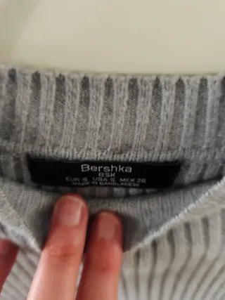 Jersey gris de canalé