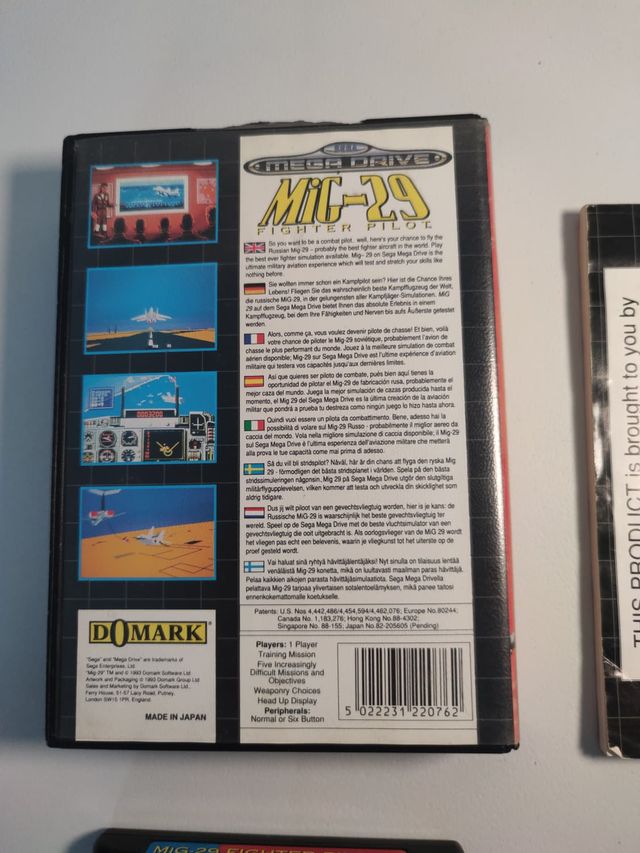 MiG-29 Fighter Pilot Sega Megadrive