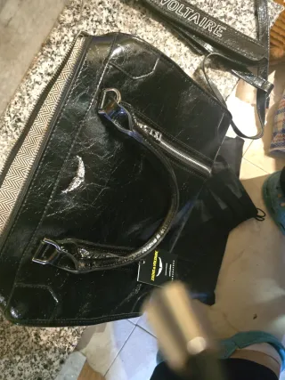 Bolso Zadig & Voltaire Negro Piel Charol