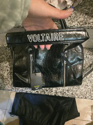 Bolso Zadig & Voltaire Negro Piel Charol