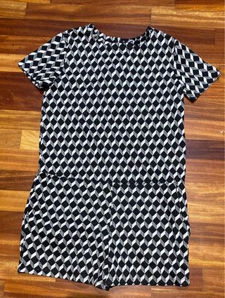 Mono Zara estampado geométrico